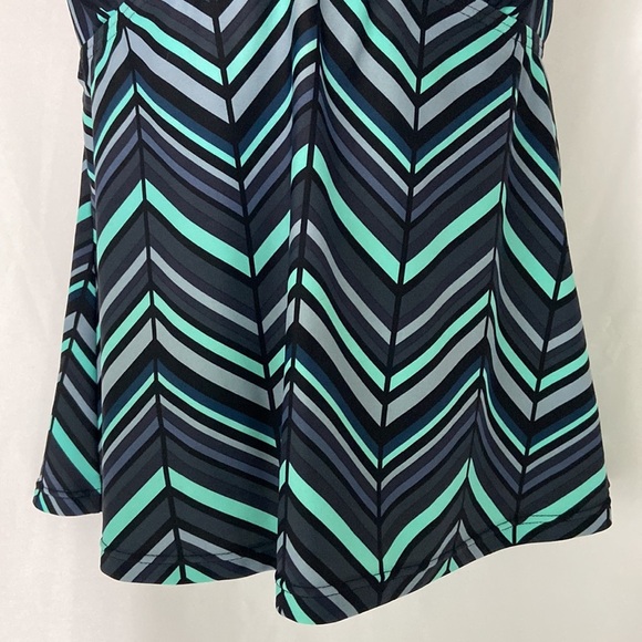 Mossino Multi Color Halter Style Tankini Size M - Picture 3 of 7